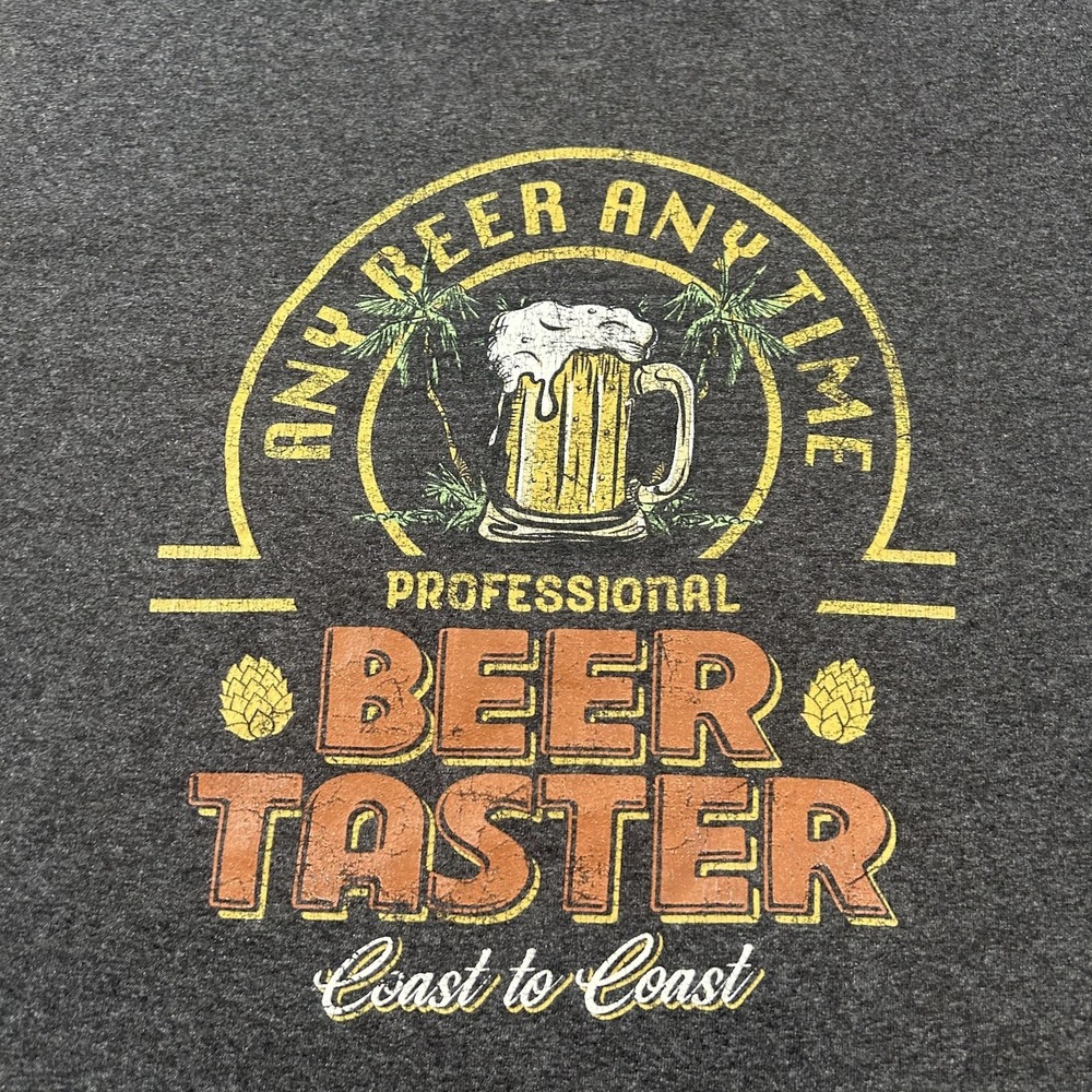 O'Neill Newport Blue Shirt Lot Mens Large Gray Beer Graphic Tee Pabst USA